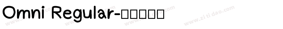 Omni Regular字体转换